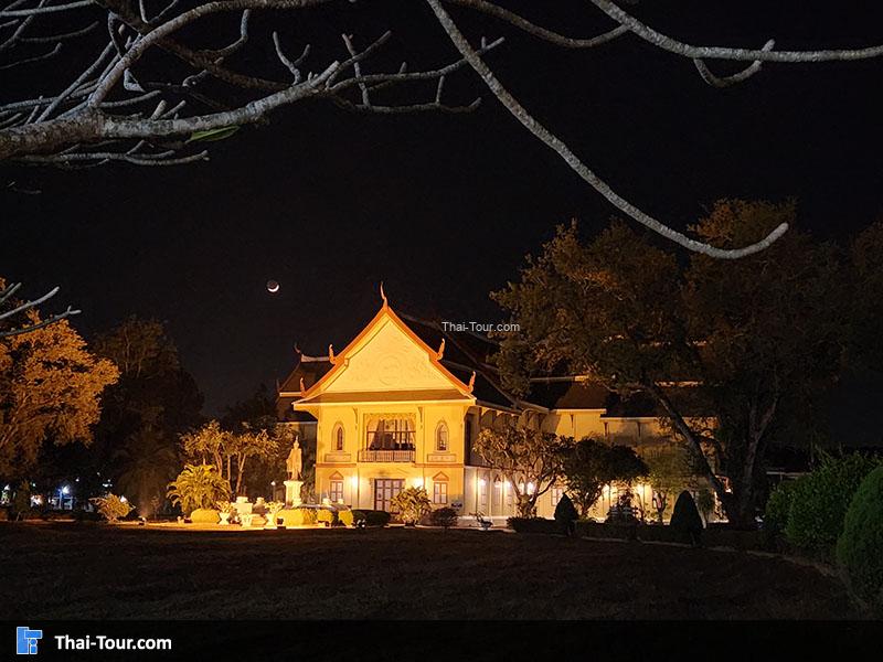 บรรยากาศ พิพิทธภัณฑสถานแห่งชาติน่าน ตอนกลางคืน