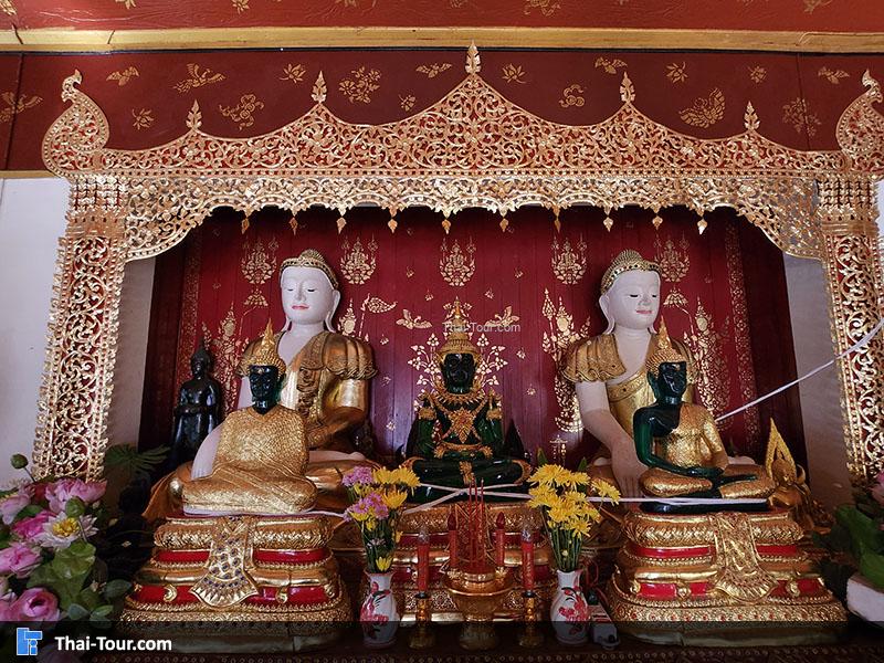 ภายในพระอุโบสถ วัดกู่คำ เมืองน่าน