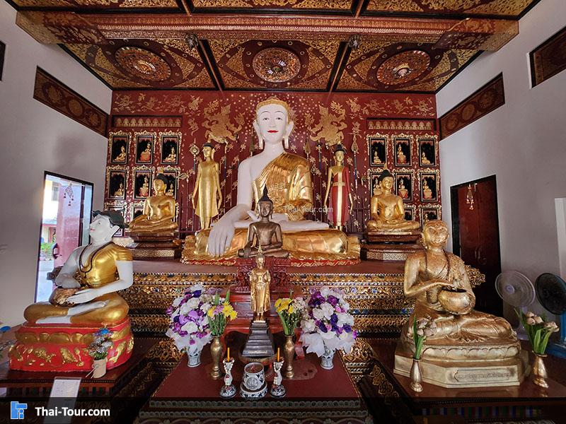 ภายในพระอุโบสถ วัดกู่คำ เมืองน่าน