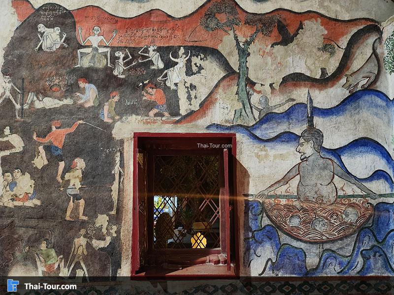 จิตรกรรมฝาผนัง ของวัดภูมินทร์