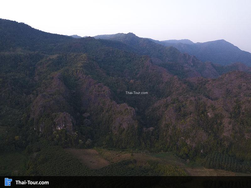 ภาพมุมสูง ภูลังกา พะเยา