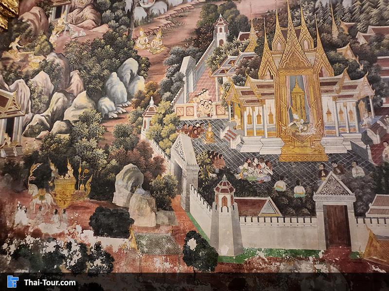 ภาพจิตรกรรมฝาผนัง 