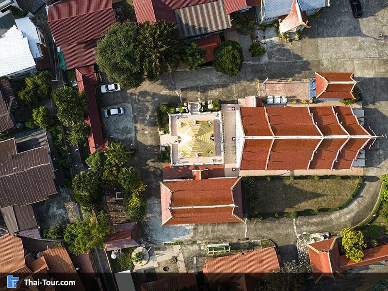 ภาพมุมสูง วัดพระนอน