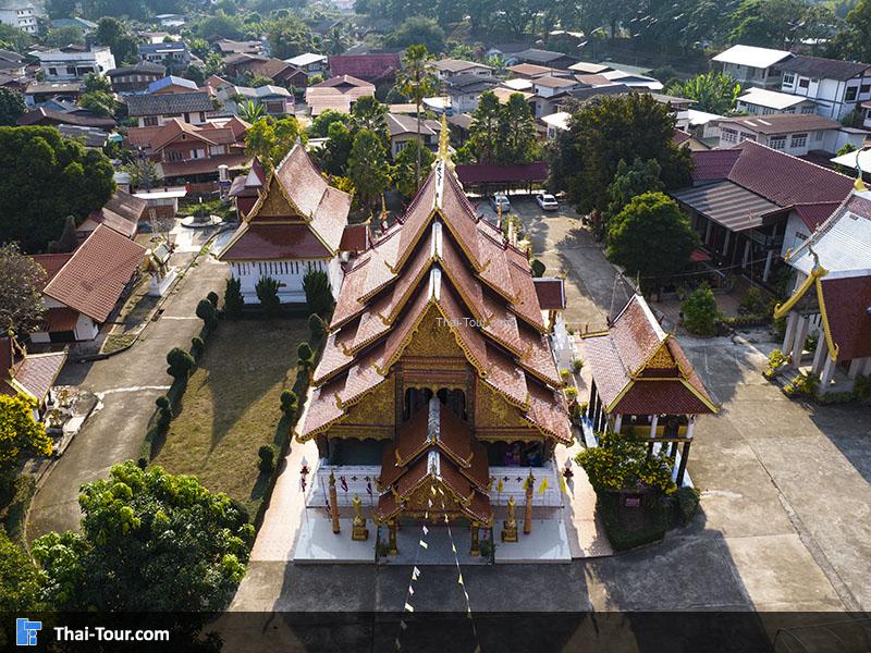 ภาพมุมสูง วัดพระนอน