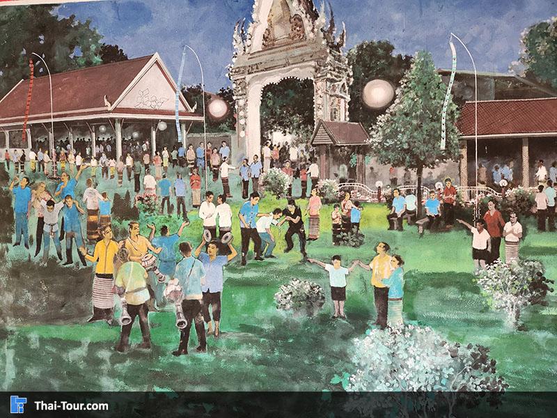 ด้านนอกของ วัดพระนอน