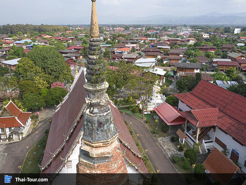 ภาพมุมสูง วัดพระหลวง 
