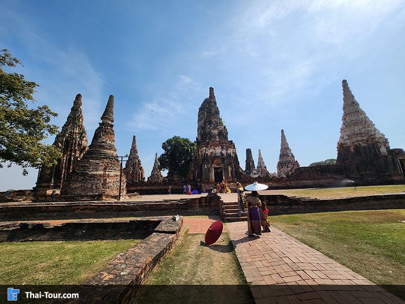 บรรยากาศ วัดไชยวัฒนาราม