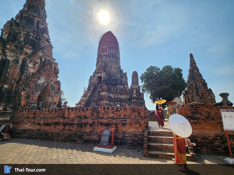 บรรยากาศ วัดไชยวัฒนาราม