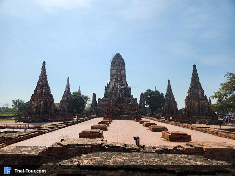 บรรยากาศ วัดไชยวัฒนาราม