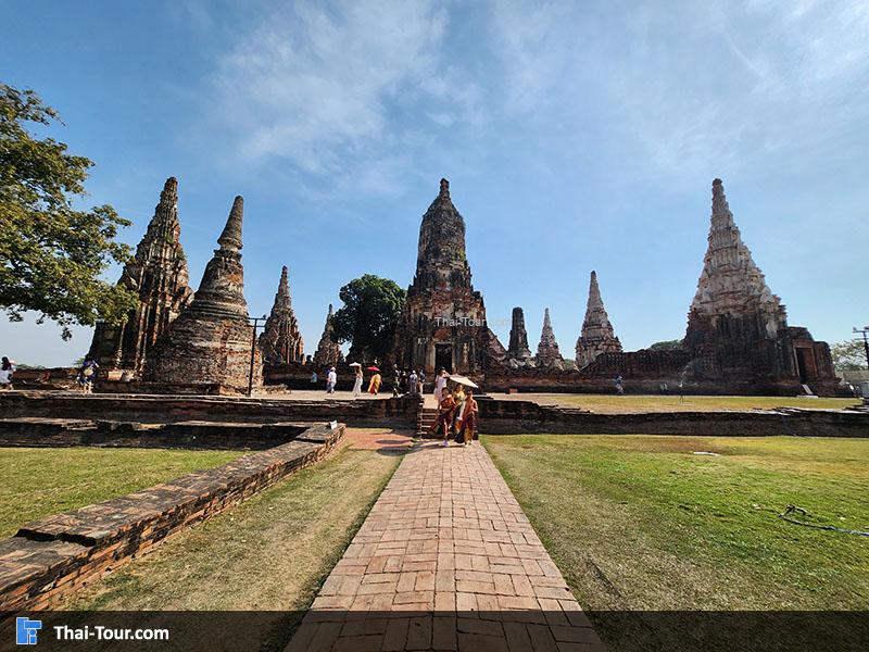 บรรยากาศ วัดไชยวัฒนาราม