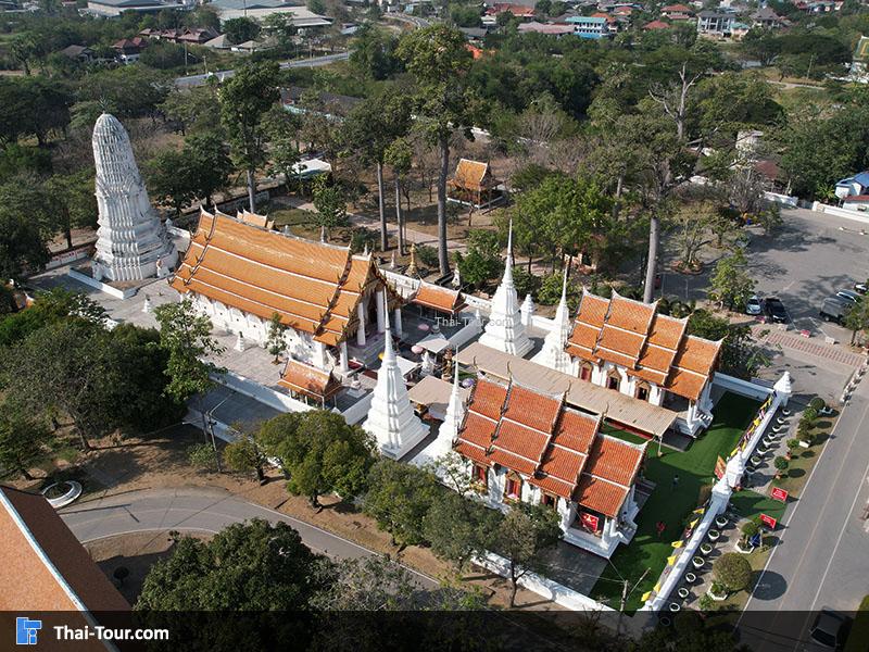 ภาพมุมสูง วัดกษัตราธิราชวรวิหาร
