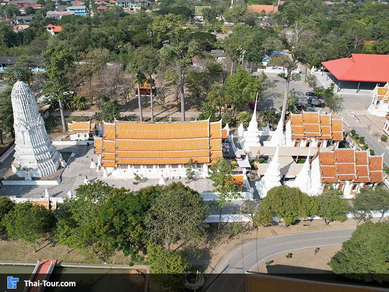 ภาพมุมสูง วัดกษัตราธิราชวรวิหาร