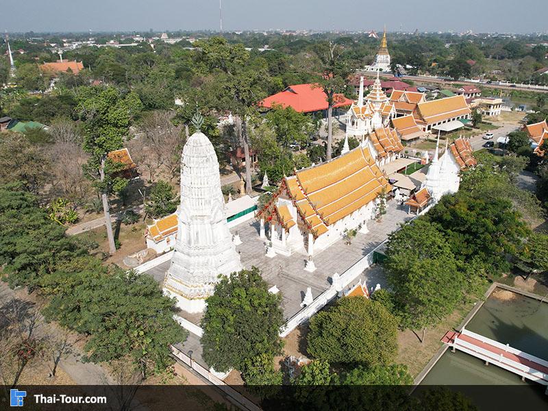 ภาพมุมสูง วัดกษัตราธิราชวรวิหาร