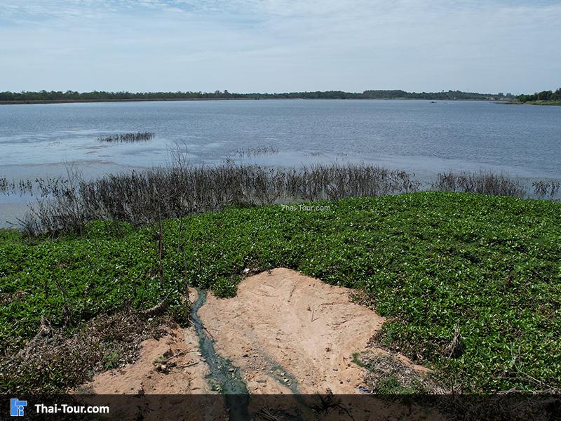 ภาพมุมสูงอ่างเก็บน้ำมาบประชัน