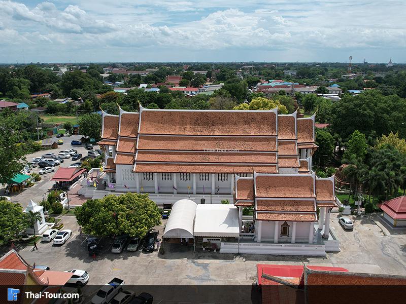 ภาพมุมสูง วัดหน้าพระเมรุ