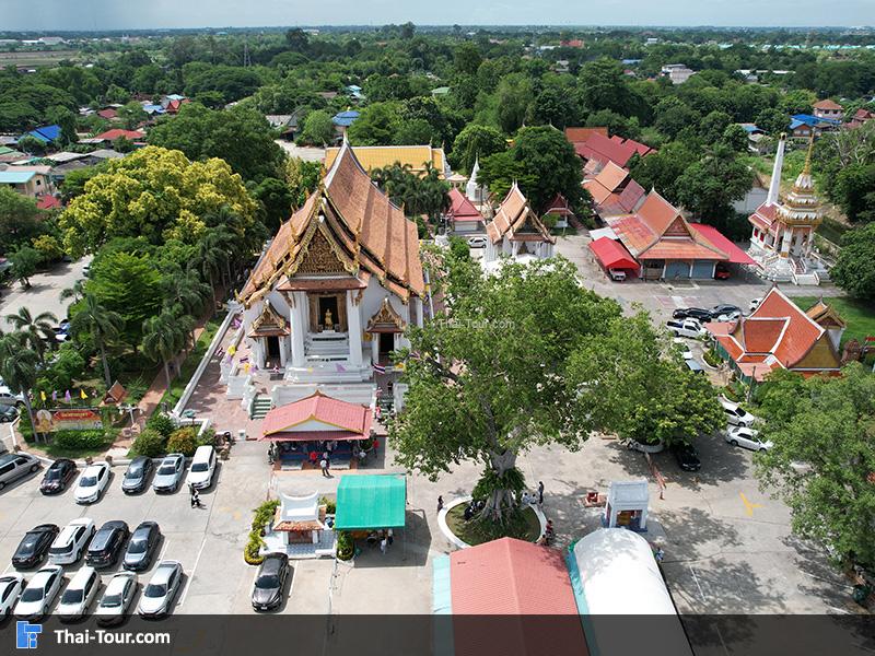 ภาพมุมสูง วัดหน้าพระเมรุ