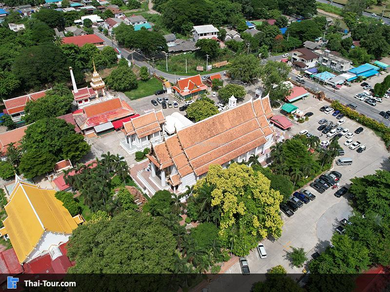 ภาพมุมสูง วัดหน้าพระเมรุ