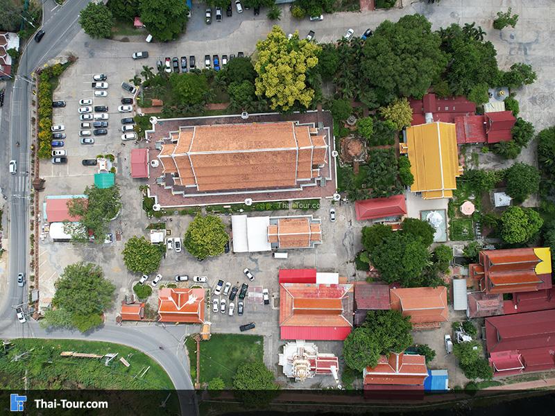 ภาพมุมสูง วัดหน้าพระเมรุ