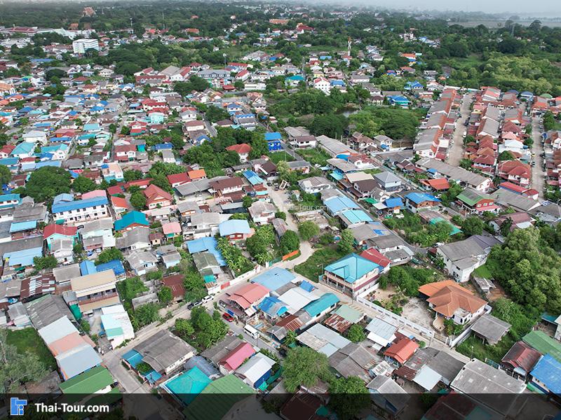 ภาพมุมสูง วัดแม่นางปลื้ม