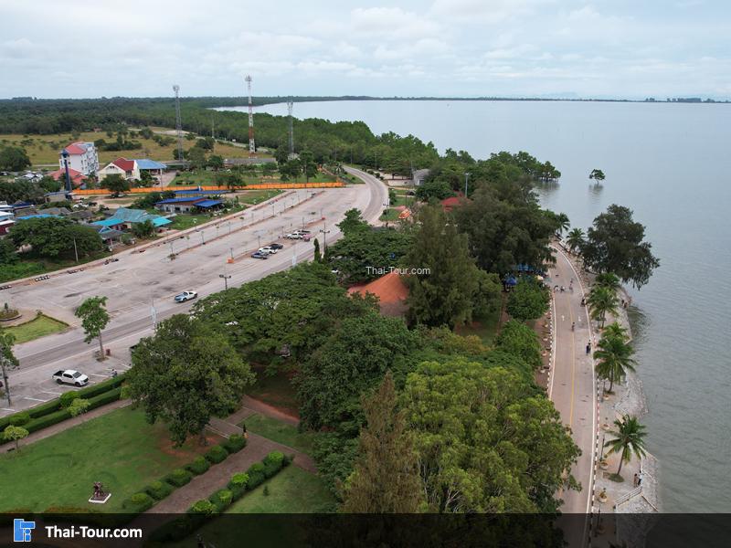 ภาพมุมสูง แหลมโพธิ์