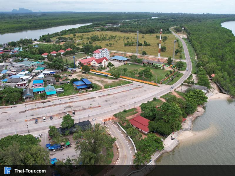 ภาพมุมสูง แหลมโพธิ์