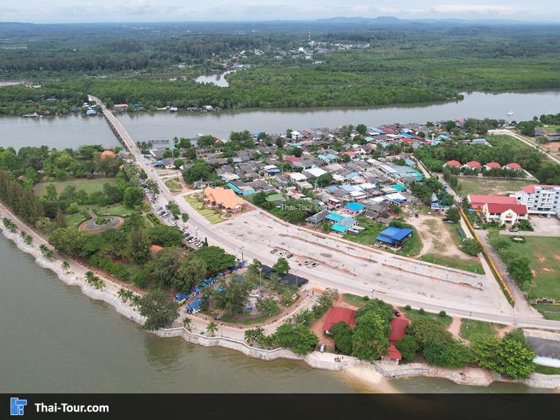 ภาพมุมสูง แหลมโพธิ์