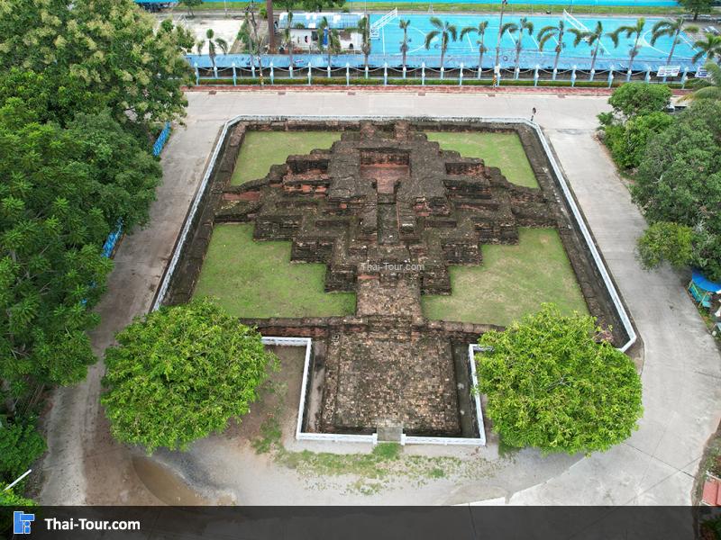 ภาพมุมสูง วัดหลง