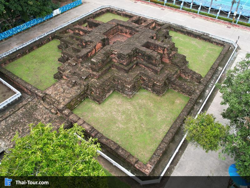 ภาพมุมสูง วัดหลง