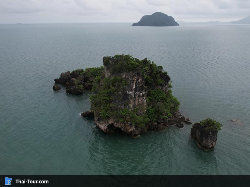 ภาพมุมสูง เกาะทรัพย์