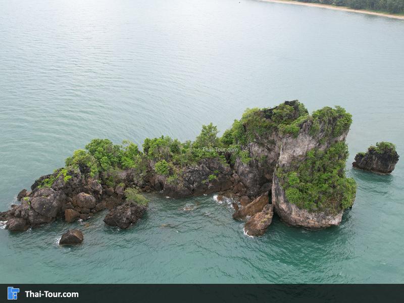 ภาพมุมสูง เกาะทรัพย์