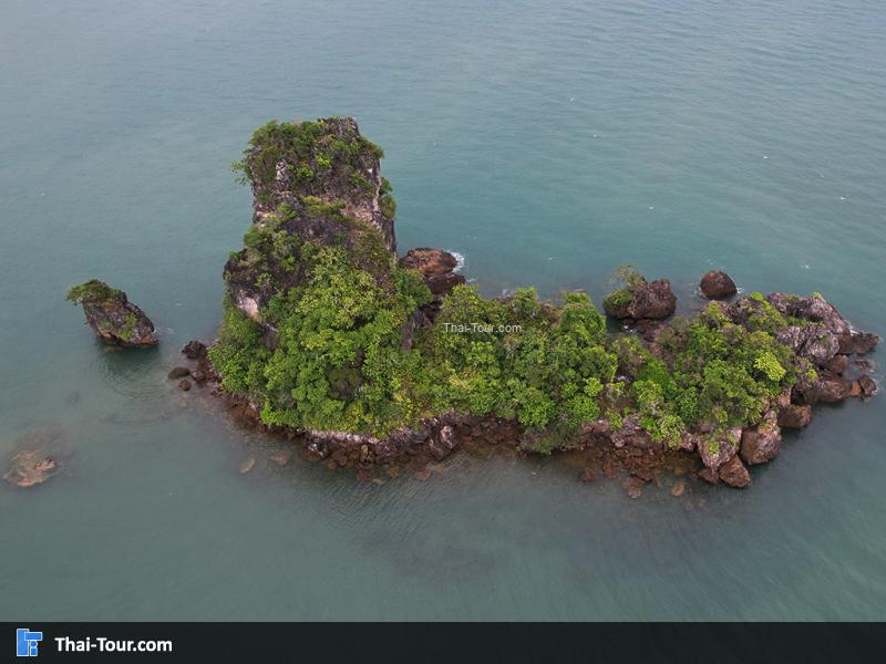 ภาพมุมสูง เกาะทรัพย์