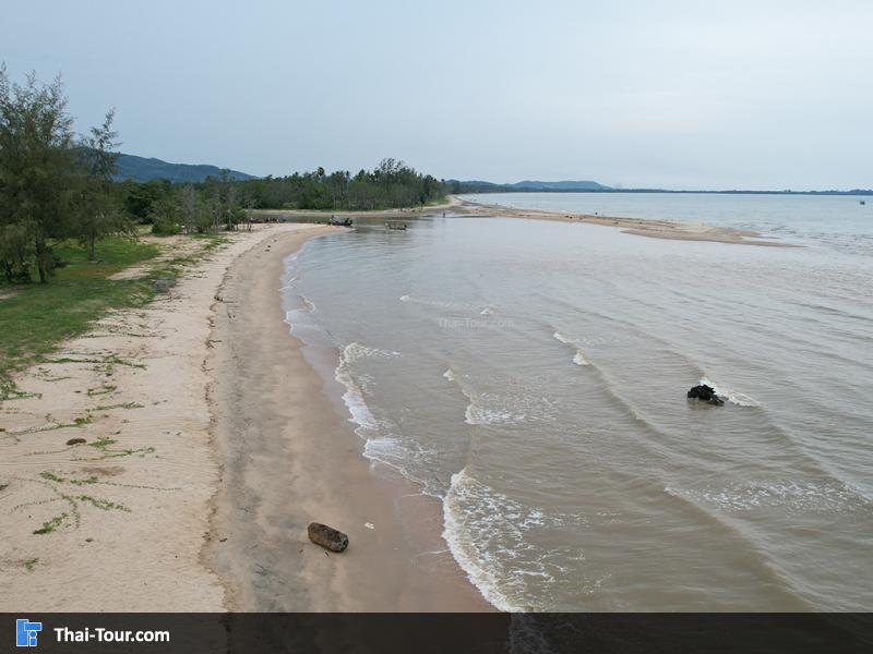 ภาพมุมสูง หาดละแม