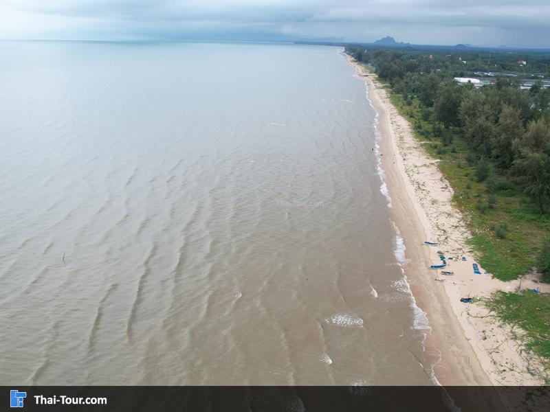 ภาพมุมสูง หาดละแม