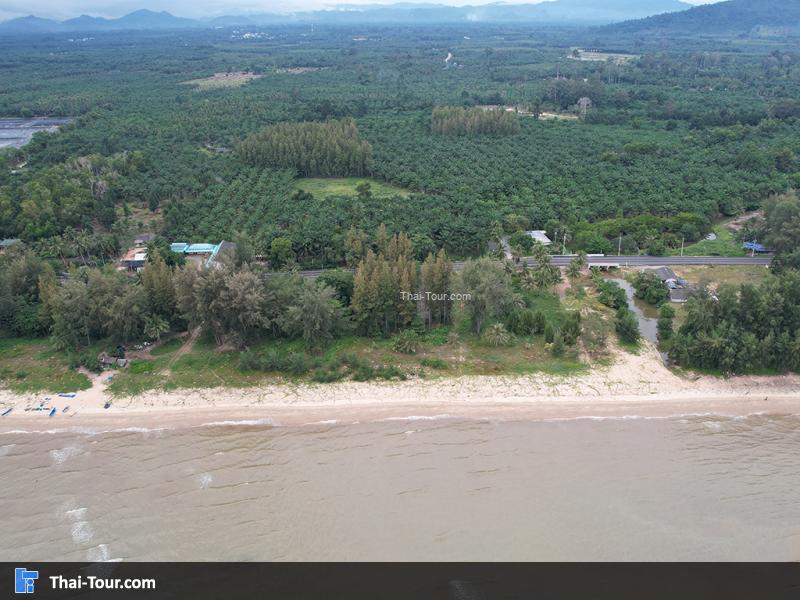 ภาพมุมสูง หาดละแม