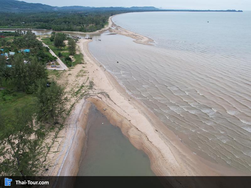 ภาพมุมสูง หาดละแม