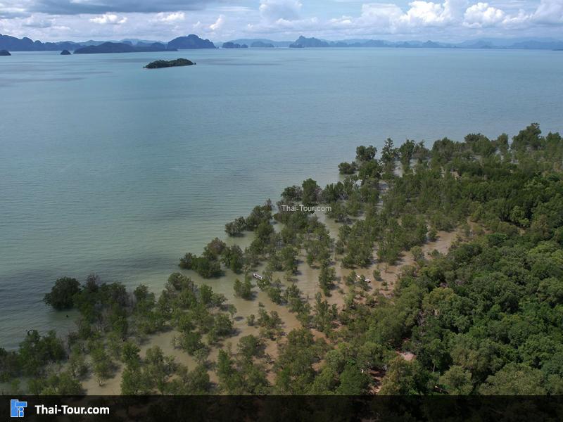 ภาพมุมสูง เกาะยาวน้อย