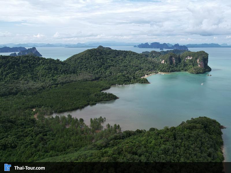 ภาพมุมสูง เกาะยาวน้อย