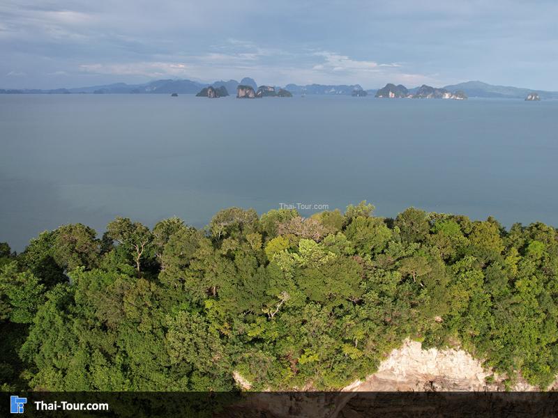 ภาพมุมสูง หาดป่าทราย