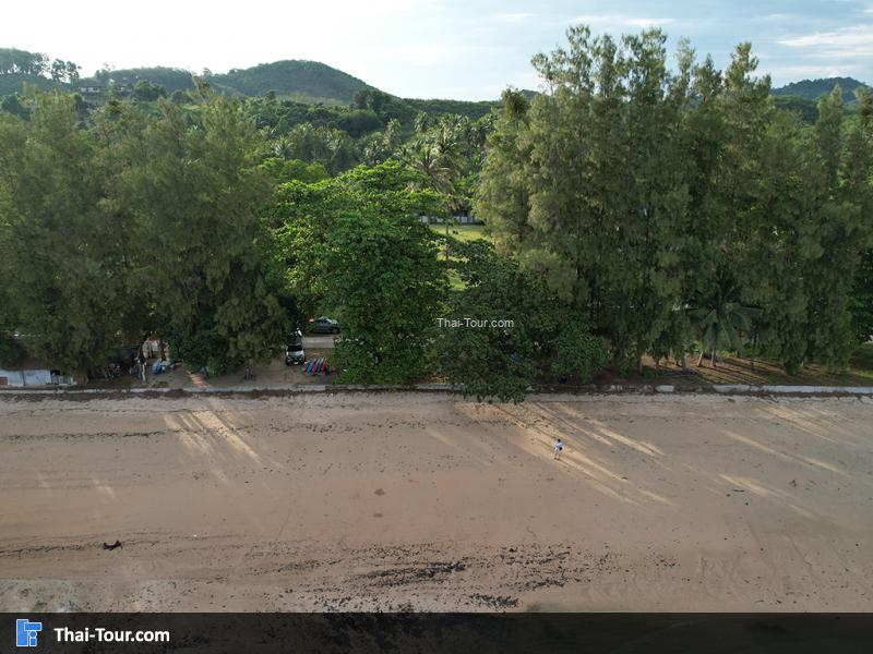 ภาพมุมสูง หาดป่าทราย