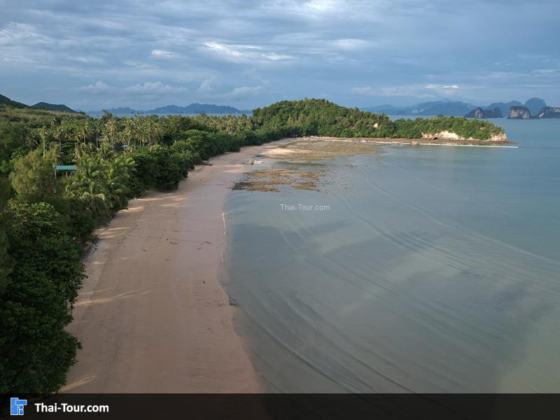 ภาพมุมสูง หาดป่าทราย