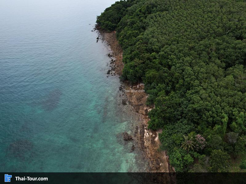 ภาพมุมสูง อ่าวทราย