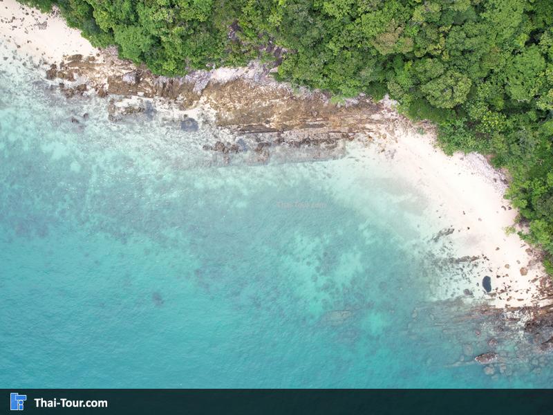 ภาพมุมสูง อ่าวทราย