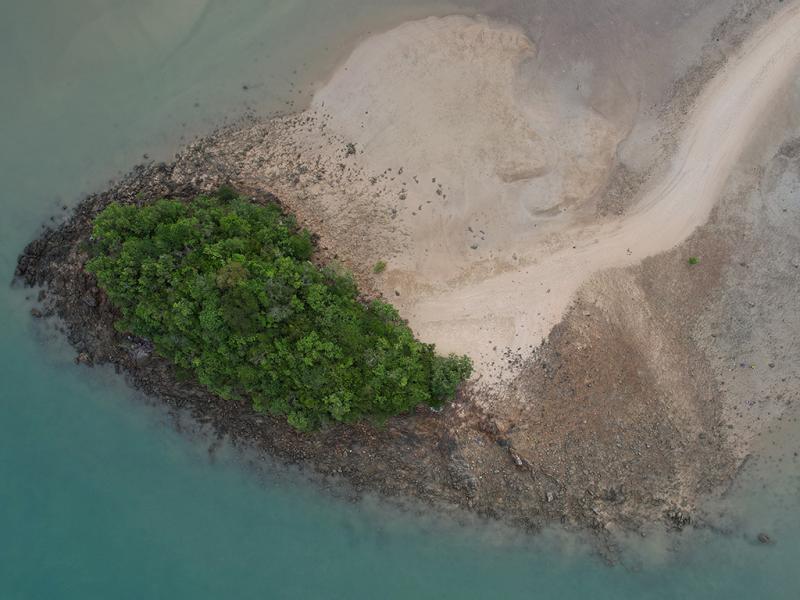 ภาพมุมสูง หาดท่าเขา