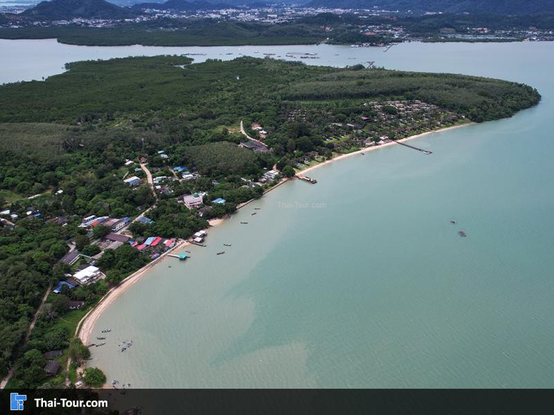 ภาพมุมสูง เกาะมะพร้าว