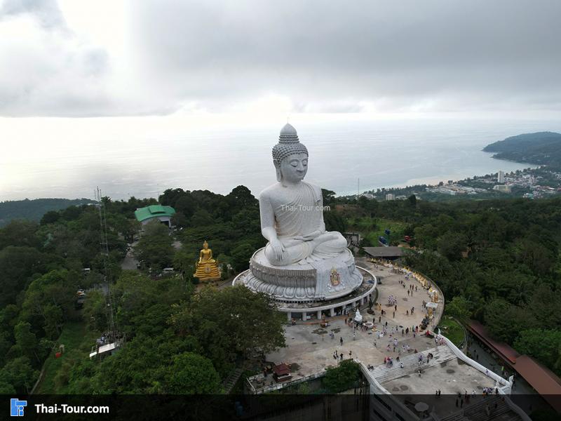 ภาพมุมสูง พระพุทธมิ่งมงคลเอกนาคคีรี