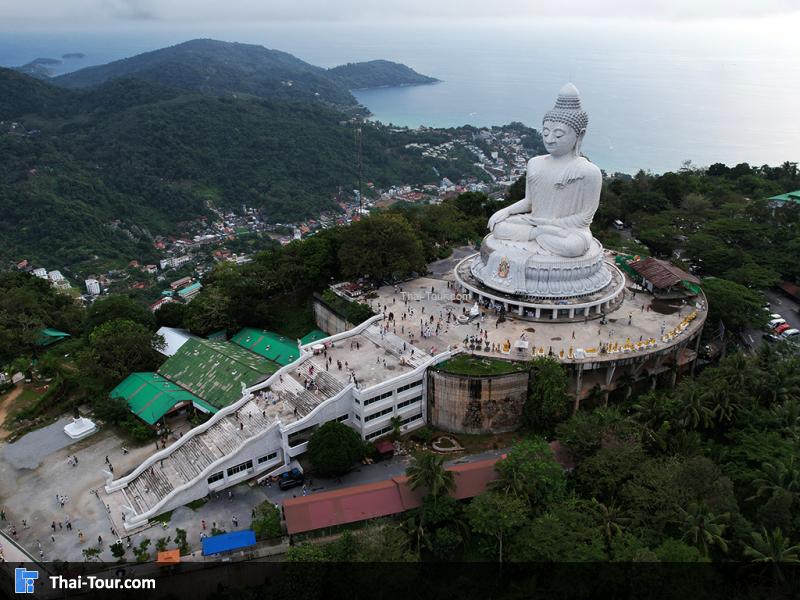 ภาพมุมสูง พระพุทธมิ่งมงคลเอกนาคคีรี
