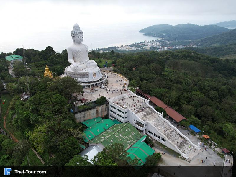 ภาพมุมสูง พระพุทธมิ่งมงคลเอกนาคคีรี
