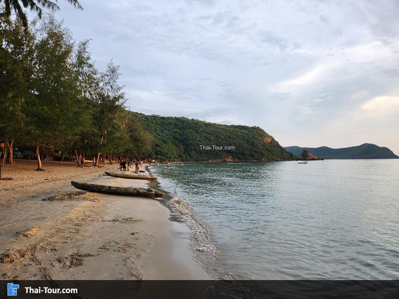 พระอาทิตย์ตก หาดน้ำใส สัตหีบ