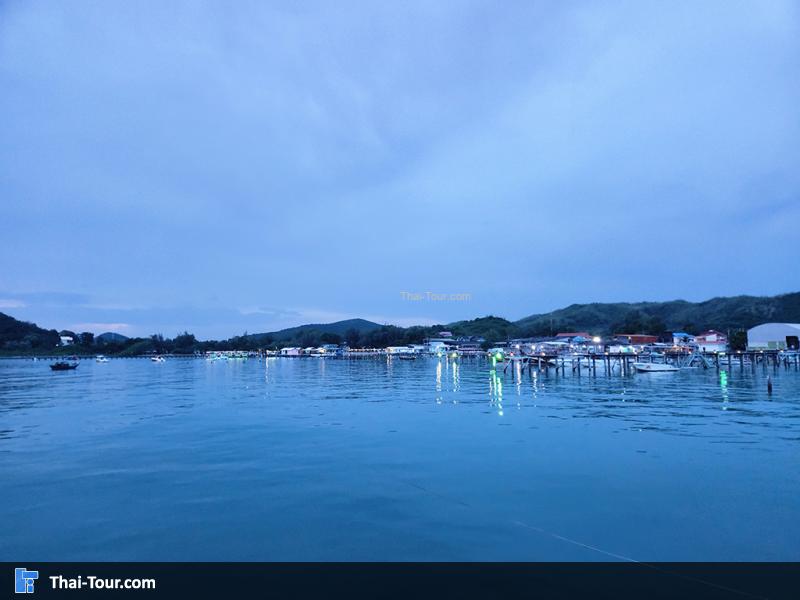 ภาพมุมสูง หมู่บ้านช่องแสมสาร