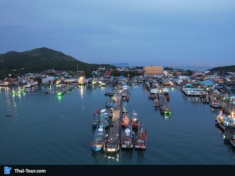 ภาพมุมสูง หมู่บ้านช่องแสมสาร